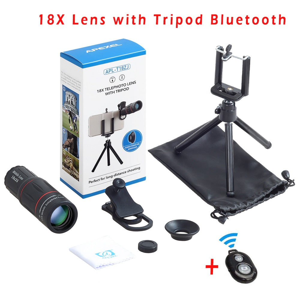 APEXEL Telescope Telephoto Lens - Zoom Lens for Smartphones APEXEL Telescope Telephoto Lens - Zoom Lens for Smartphones